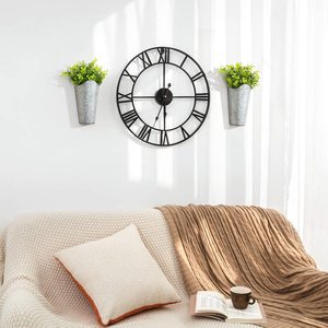 Maceta galvanizada para tallos de flores y otras plantas, decoración para colgar en la pared, macetas decorativas - Product Image 1