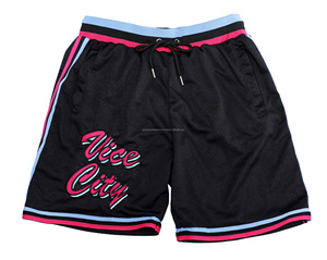 EMBROIDERY Basketball <b>Shorts</b> with Zipper Pocket - Product Image 4