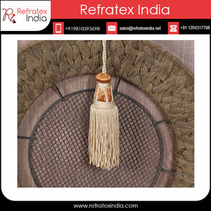 Elegantes borlas blancas para llaves, bolsos de mano - Product Image 5