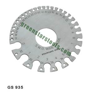 GS 935 Circular Swg Gauge Herramientas de joyería de metal para trabajos de joyería - Product Image 1