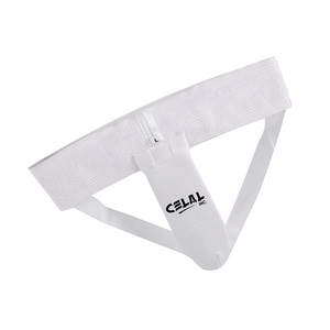 Protecteur d'aine de boxe avec logo personnalisé élastique nouveau design avec mousse et cuir pour adulte MMA Taekwondo Sports Safety - Product Image 6