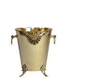 Seau à champagne moderne et élégant de style champêtre, en métal, avec accessoires de bar pour le stockage du vin, vente chaude de qualité supérieure