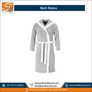 Peignoirs pour adultes à usage multiple de marque personnalisée à séchage rapide 100% coton du fabricant indien à bas prix. - Product Image 6