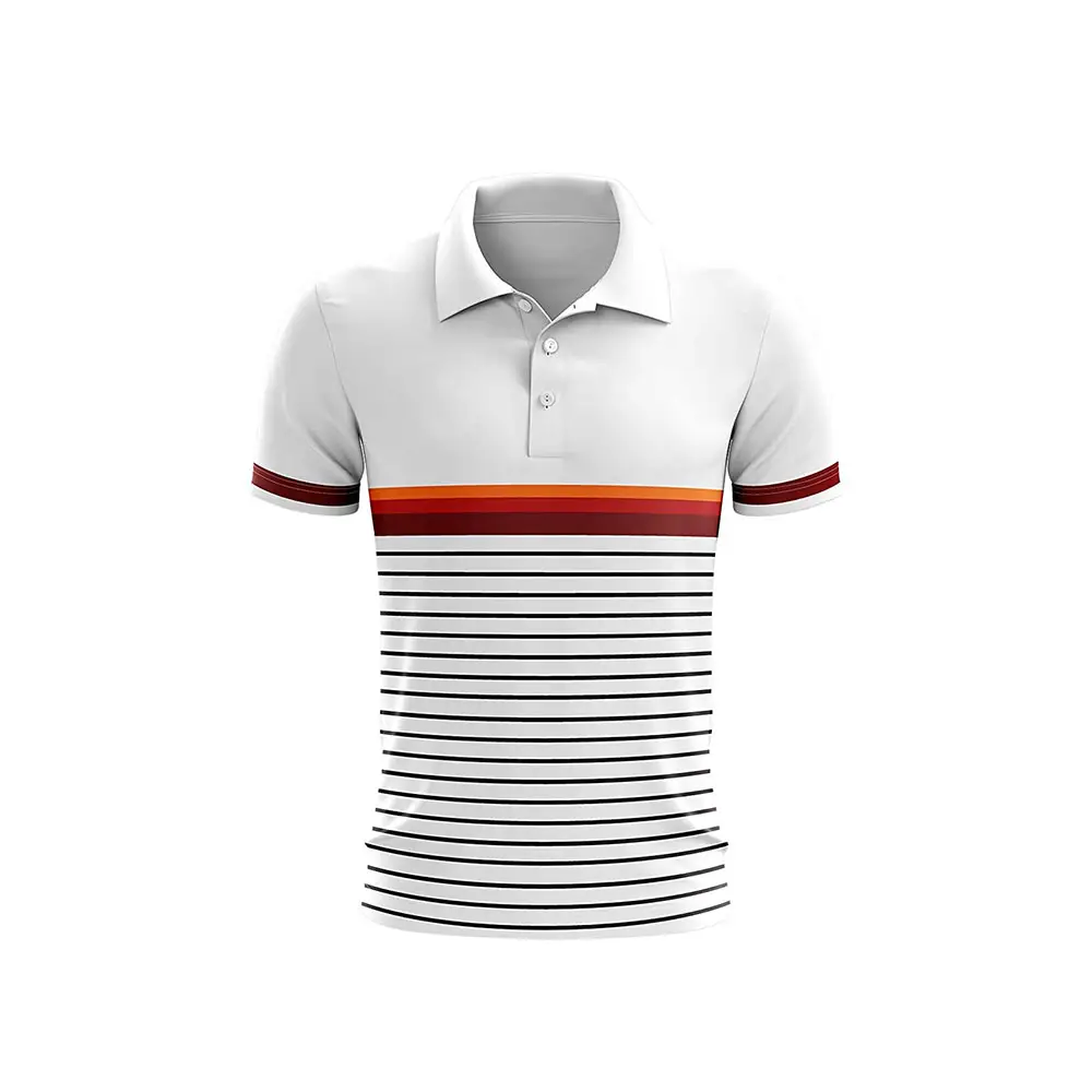 Quick Dry Breathable Unisex Fit Sports Golf Polo Shirts Solid Color T-shirt