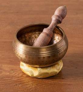 Bol de chant tibétain, 1 pièce, coussin maillet, son, guérison, méditation, vibration - Product Image 1