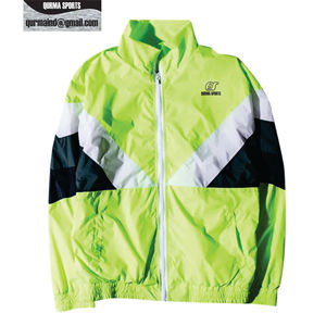 Chaqueta cortavientos con cremallera para hombre personalizada para invierno transpirable e impermeable con tejido de piel de oveja procesado - Product Image 4