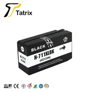 Tatrix 711XL 711ตลับหมึกอิงค์เจ็ทที่เข้ากันได้กับสี T120สำหรับ HP Designjet T120 24 610เครื่องพิมพ์711XL ตลับหมึก DESIGNJET