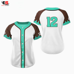 Uniforme de Béisbol Personalizado Azul y Blanco para Mujer, Ropa Deportiva Sublimada, Pantalones Cortos Lisos, 100% Poliéster - Product Image 6