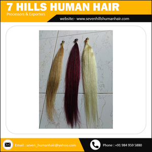 100% ธรรมชาติสีดำอินเดียต่อผมในราคาขายส่ง - Product Image 6