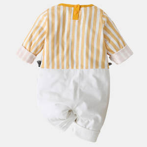 Mono con estampado de rayas para bebé, pelele informal para bebé de fábrica de Ghana, novedad de 2020 - Product Image 2