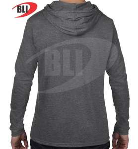 Sweat à capuche surdimensionné uni pour hommes, sweat-shirt d'entraînement quotidien, sweats à capuche 100% coton pour hommes et femmes - Product Image 6