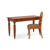 Chaise de bureau Bellini en bois d'acajou colonial, chaise de bureau pour hôtel, resort, maison, mobilier de bureau, salon, fournisseur en gros sur mesure