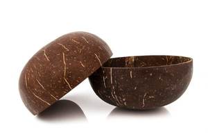 Bol en coquille de noix de coco - Marque LAURA / Décoration pour hôtels et restaurants / Artisanat vietnamien pour salades, fruits, céréales - Product Image 2