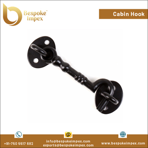 Top Selling 100mm Cabin Hook Black Antique Finish European Design Style Quality Assured <b>Door</b> <b>Window</b> <b>Accessories</b> for Bulk Buyers - Product Image 2