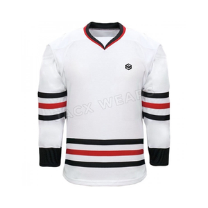 Jersey de hockey blanco para practicar, venta al por mayor - Product Image 2