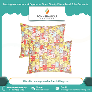 Newborn <b>Bedding</b> Baby Pillow Cover 100% Organic Cotton Baby Pillow Cover for Newborn and Infant - Product Image 5