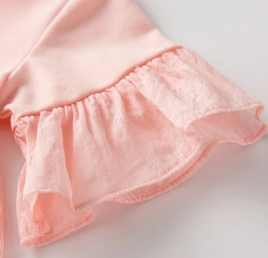 ชุดเดรสผ้าทูลแขนยาวสำหรับเด็กผู้หญิง ชุดเซ็ต 2 ชิ้น พร้อมที่คาดผม เสื้อผ้าฤดูใบไม้ร่วง ฤดูหนาว ผ้าฝ้าย 100% เป็นมิตรกับสิ่งแวดล้อม สไตล์ลำลองสำหรับกิจกรรมกลางแจ้ง - Product Image 3