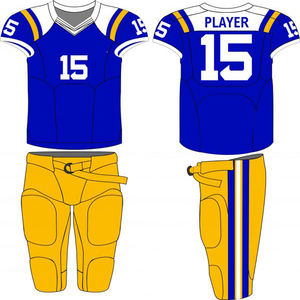 ชุดอเมริกันฟุตบอลพิมพ์ลายออกแบบได้ตามต้องการชุดฝึกรักบี้ระบายอากาศได้ดีชุดใส่เล่นฟุตบอลแบบสั่งทำขนาดพิเศษ - Product Image 1