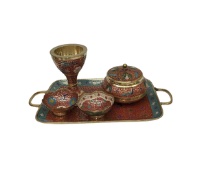 Pure Brass Hand-Painted Incense <b>Oud</b> Burner Customized Size And Shape <b>Bakhoor</b> Burner For Home Fragrance Use - Product Image 3