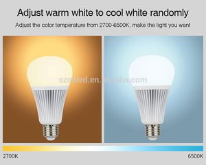 MiLight FUT012 E27 9W RGB + CCT LED Bulb Spotlight 110V 220V Đầy Đủ Màu Sắc Điều Khiển Từ Xa Thông Minh Bulb WiFi Tương Thích 4 Vùng Từ Xa - Product Image 5