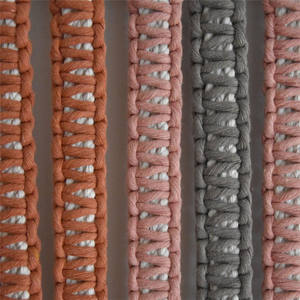 جديد أفضل W1952 مكرامية الجدار شنقا المنسوجة جدار الفن بوهو ديكور الزفاف ديكور خلفية - Product Image 3