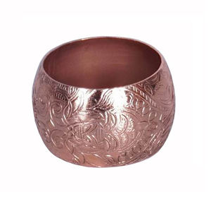 Rond de serviette en métal design Party Ware Rond de serviette rond Serviette de serviette - Product Image 6