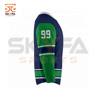 Maillot de Hockey sur glace avec col en v, maillot sur mesure, 100% Polyester, nouvelle collection, offre spéciale - Product Image 3
