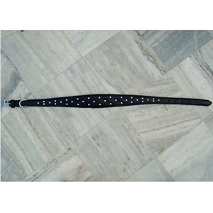 Luxury 100% Genuine Leather <b>Dog</b> <b>Collar</b> Excellent Quality Grey Hound Sustainable Fashionable Personalized Rivet Pets Walking - Product Image 3