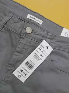 Prendas Sobrantes de Marca, Ropa de Mujer de Punto de Algodón Transpirable, Estilo Casual Medio, para Oficina, Trabajo, Negocios, con Botones, Ajustada, Teñida - Product Image 5