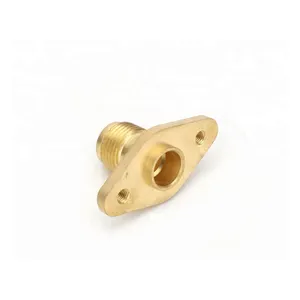 Forged Hexagon Brass Male Flare Fittings & Ear Tube Solder Base Cobbector Fittings For Shut Off Valve Conditioner