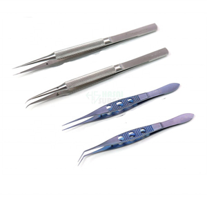 Pincettes en alliage de titane pour cheveux, pinces à épiler, haute qualité, droit, produit de beauté - Product Image 2