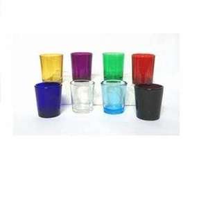 Bougeoir votif en verre, petite multicolore UNIQUE pour décoration de fête à la maison et en ferme porte-bougie - Product Image 6
