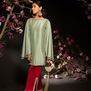 Designer de mode pakistanais brodé 3 pièces robe costume pelouse/lin/coton pour les mariages et les fêtes disponibles sur le prix de gros - Product Image 1