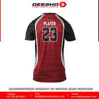 Jersey Voli Unisex Custom Print 100% Poliester Cepat Kering dan Bernapas, Desain Seragam Olahraga untuk Pemain Voli
