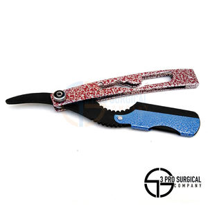 Maquinilla de afeitar recta de calidad 3Pro diseñada para uso profesional, construcción de acero inoxidable, diseño ligero y facilidad de control - Product Image 6