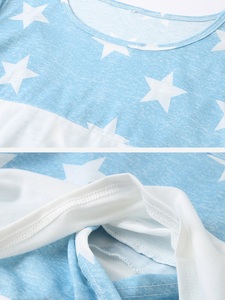 Camiseta de manga corta con estampado de lactancia para mujer, hecha en Bangladesh, ropa de mujer, Tops transpirables y ligeros - Product Image 3