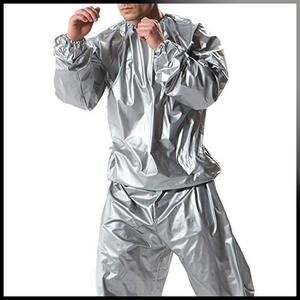 Traje de Sauna para hacer ejercicio, ropa negra resistente para perder peso, para gimnasio - Product Image 6