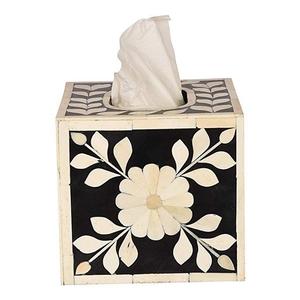 Boîte de mouchoirs de haute qualité, incrustation d'os, boîte de mouchoirs faite à la main, tendance, nouveau Design, conteneurs de rangement - Product Image 6