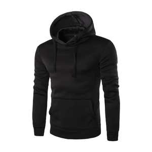 Sudaderas con capucha de la mejor calidad para hombre, jersey liso de gran tamaño, venta al por mayor - Product Image 5