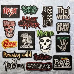 MUSIC Iron On Patches Cloth Decorate Clothes Apparel Sewing Decoration Applique Badges