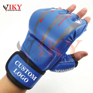 Guantes de MMA de Piel Sintética Personalizados de Alta Calidad, Fabricados por Proveedor de Primera Clase, con Servicio OEM y Medios Dedos - Product Image 5