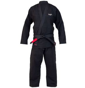 Logotipo personalizado Jiu Jitsu brasileño Gi Kimono bajo precio negro artes marciales Karate Set Judo Wear estilo - Product Image 1