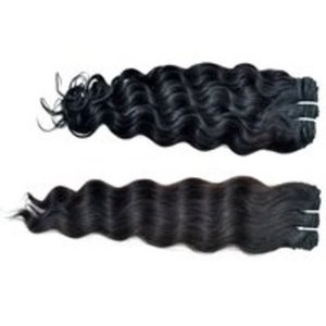 Extensions de cheveux humains Remy indiens doux 28 pouces longueur étirée Natural Straight Super Wave-HAIR Bundles - Product Image 1