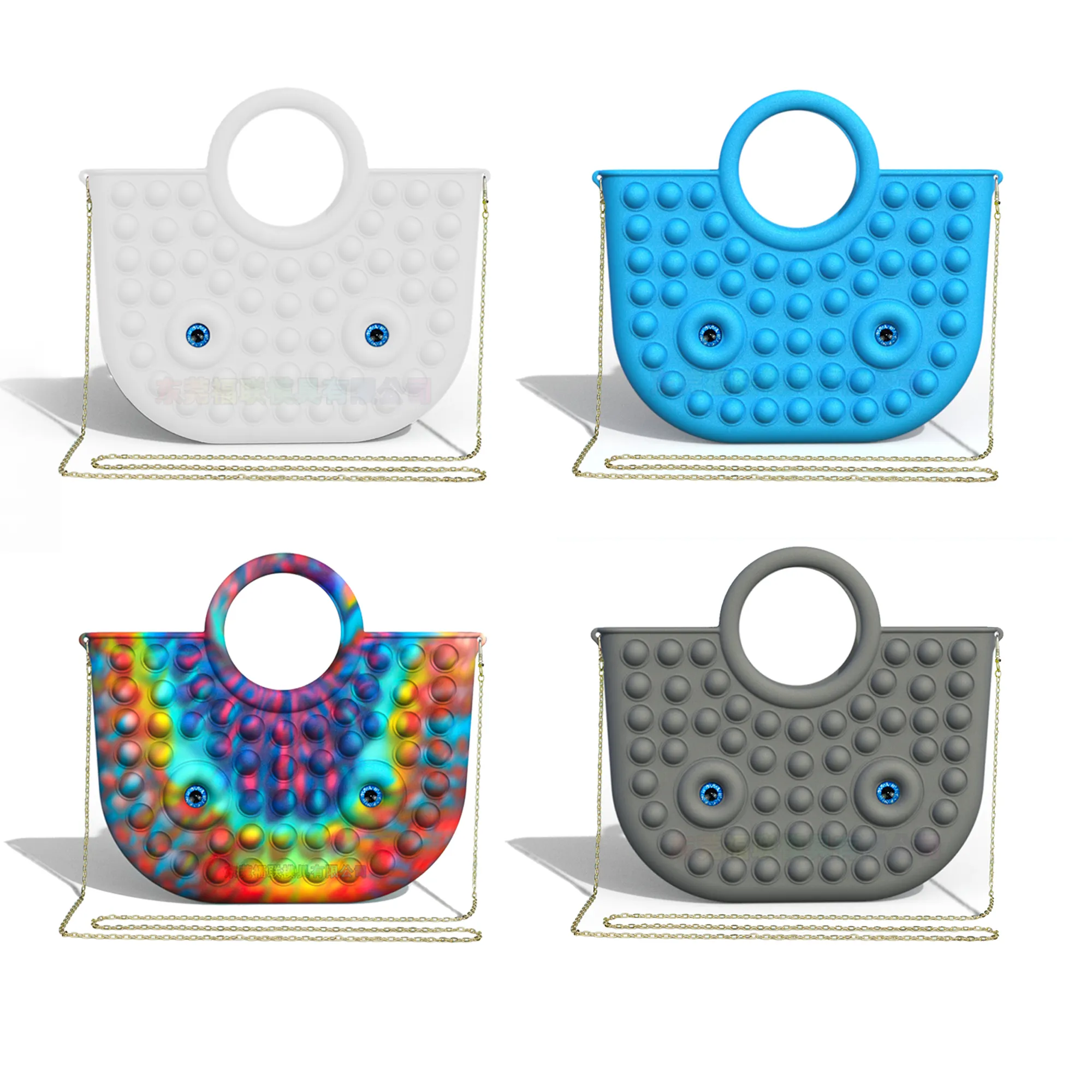 S22 New product Rainbow Fruit&cat Popping bag Fidget Toy Bubble Sensory Fidget toys games kids