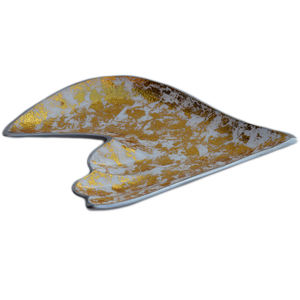 Decor Metal Creative Design <b>Snack</b> <b>Bowl</b> With Shiny Foiling Finishing Modern Design for Tabletop Decorative Design Salad <b>Bowl</b> - Product Image 1