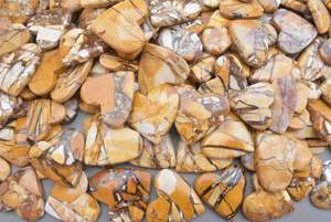 Mookaite-varita de Reiki con forma de corazón, Gema Mookaite Natural, brecciada, Mookaite, Mookaite - Product Image 3