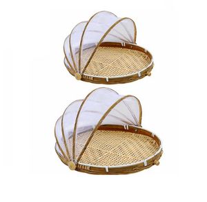 Plateau de rangement en osier pour fruits, pour fruits, respectueux de l'environnement, en bambou, vente en gros - Product Image 1