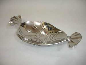 Vantage nickelé moderne luxe fantaisie aluminium nouveau plateau de fruits au look chaud nickelé fini pour la maison et la cuisine - Product Image 3