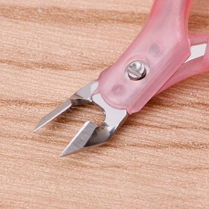 Alta calidad Manicura Pedicura Heavy Duty Super Sharp Curved Nail Nippers acero inoxidable - Product Image 4