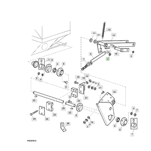 JD pour JohnDeere tracteur pièce Snap Ring avec numéro de pièce YC24316 pièces de rechange pour machines agricoles - Product Image 5